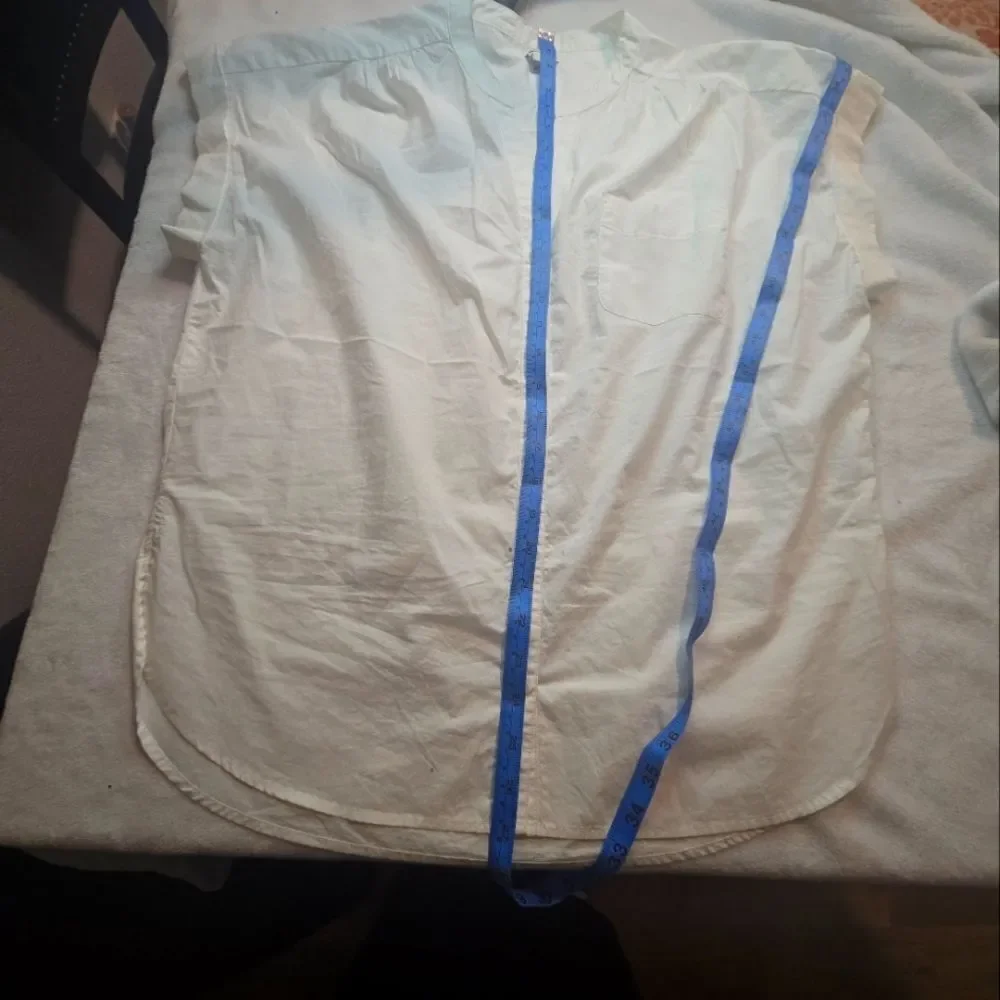 J. Crew Ivory Button-Up Shirt